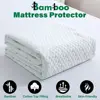 Waterproof Mattress Protector Bamboo Cotton Mattress Cover Fitted Cover T/F/Q/K 1