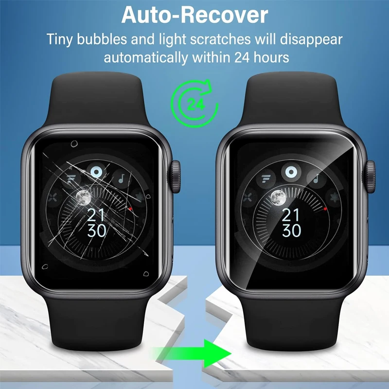 Apple Watch 용 하이드로 겔 필름 40MM 41MM 45MM 44MM 49MM 42MM 46MM IWatch 시리즈 용 시계 화면 보호기 10 9 8 7 6 5 SE 4 3 2