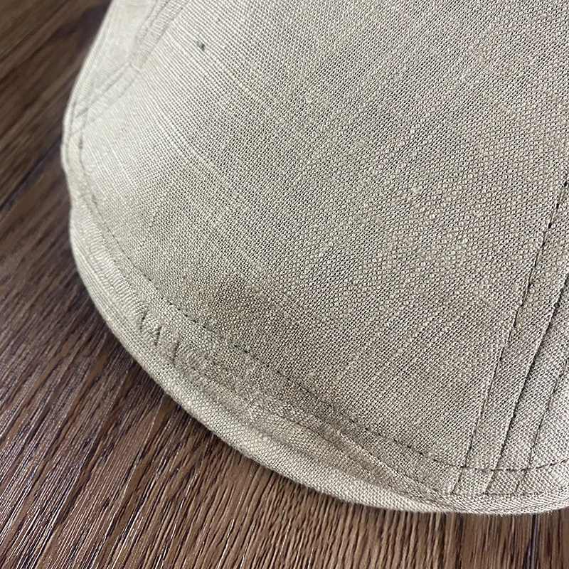 Frühling männer Flachs Atmungsaktive Berets Sommer Retro Newsboy Caps Frauen Männer Blau Ivy Cap Erreichte Maler Kappen Fahrer Flache kappe NZ289 – Detail 6