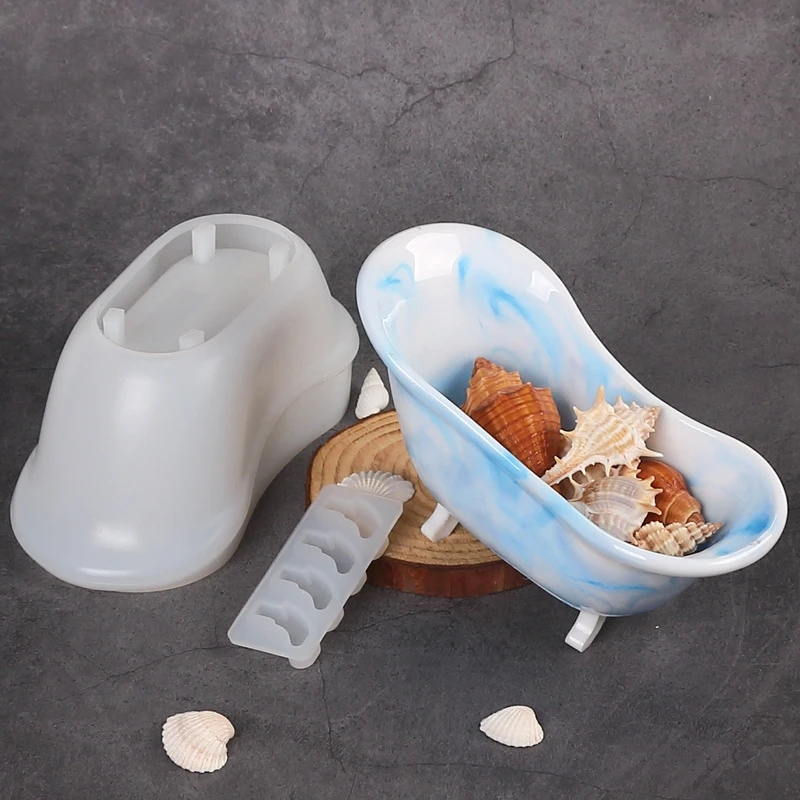 BathtubStorageBoxClaySiliconeMoldsHomeDecorationFrangrance