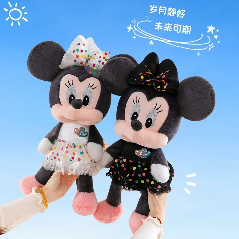 

New Yarn Skirt Mickey Mouse Plush Toy Mickey Minnie Doll Couple Doll