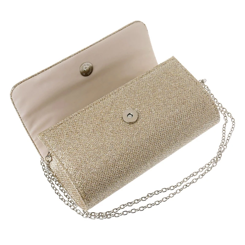 2024 Popular Women's Evening Shoulder Bag Bridal Clutch Party Prom Wedding Envelope   Handbag New