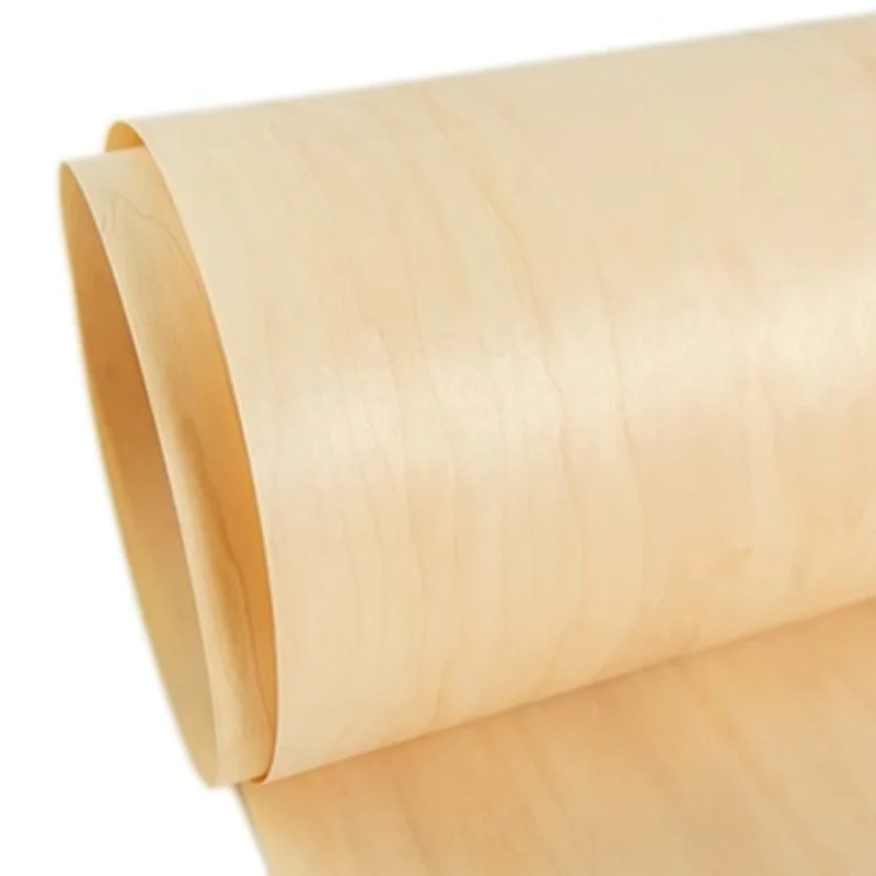 Natural Maple Pattern Solid Wood Veneer Musical Instrument Decoration Veneer L 2-2.5Meters/pcs Width 58cm T 0.3mm wood veneer
