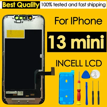 LCD incell AAA di alta qualità per iPhone 13 mini Display Touch 13mini Sostituzione schermo Digitizer Assembly Parti di riparazione all'ingrosso