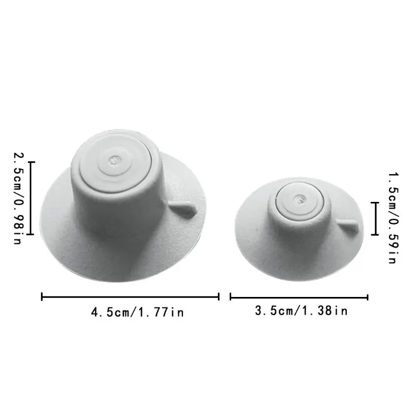

Cooling Pad Non-slip Notebook Base Sucker Heat Dissipation Foot Pad Bracket 4PCS