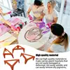 4Pcs Plastic Canvas Stands for Fluid Acrylic Pouring Paints Painter Stand Canvas Pouring Support Stands for Art Dropship 3