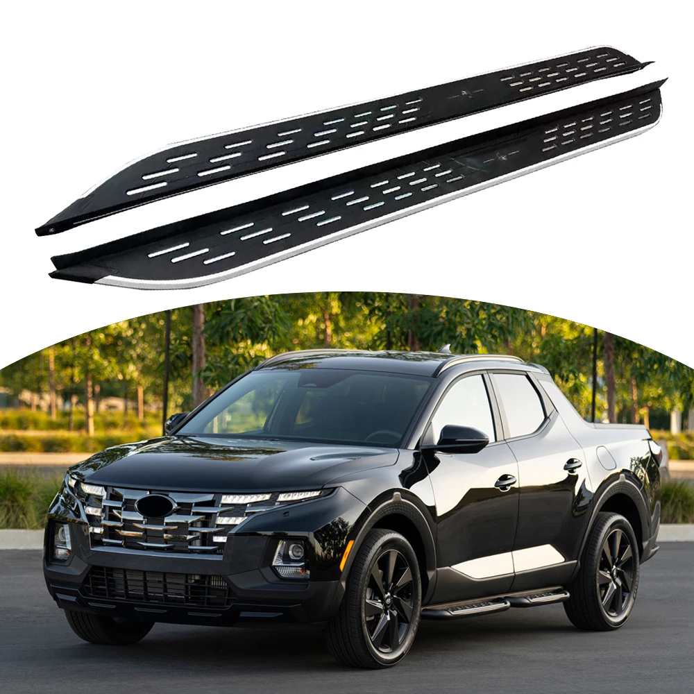 

2 шт., подходят для Hyundai Santa Cruz 2022-2024, боковая подножка двери, подножка Nerf Bar