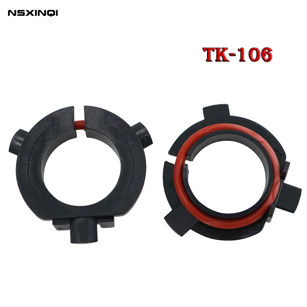 

NSXINQI 2pcs H7 LED Car Headlight Bulb Base Holder Adapter Socket TK-106 For Hyundai Nissan Kia Volkswagen Mitsubishi