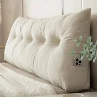 Triangle Bedside Wedge Pillow Bed Rest Reading Pillow Home Office Sofa Bedside Back Support Cushions  Decorative Pillows for Bed 2