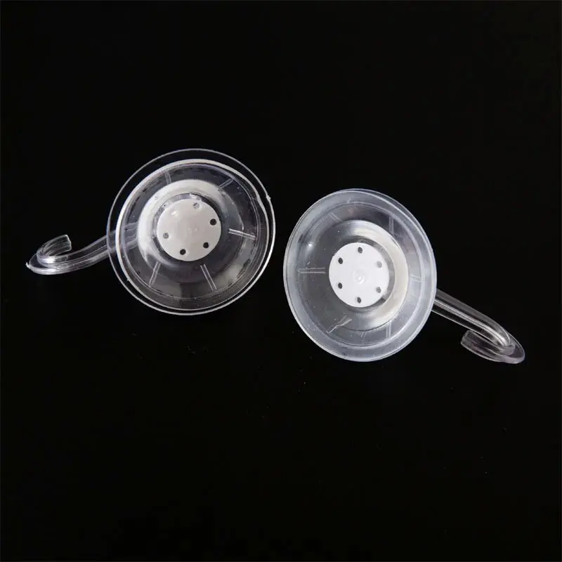 Vacuum suction cup hook glass kitchen appliance suction cup hook transparent and reusable heavy-duty bathroom hook 4