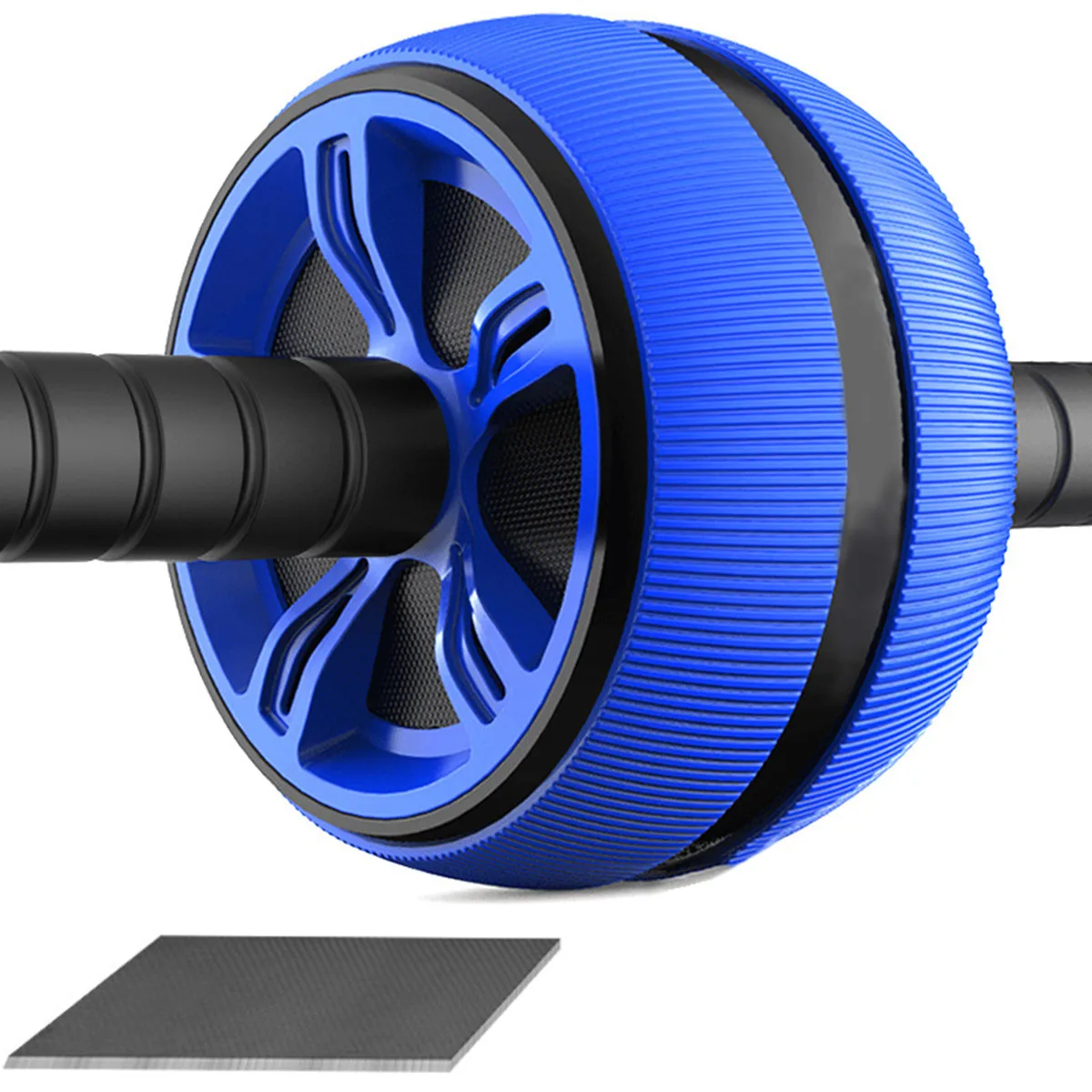 ABS Abdominal Roller Exercise Wheel Fitness Large Equipment Mute Roller for Arms Back Belly Core Trainer Body Building Training