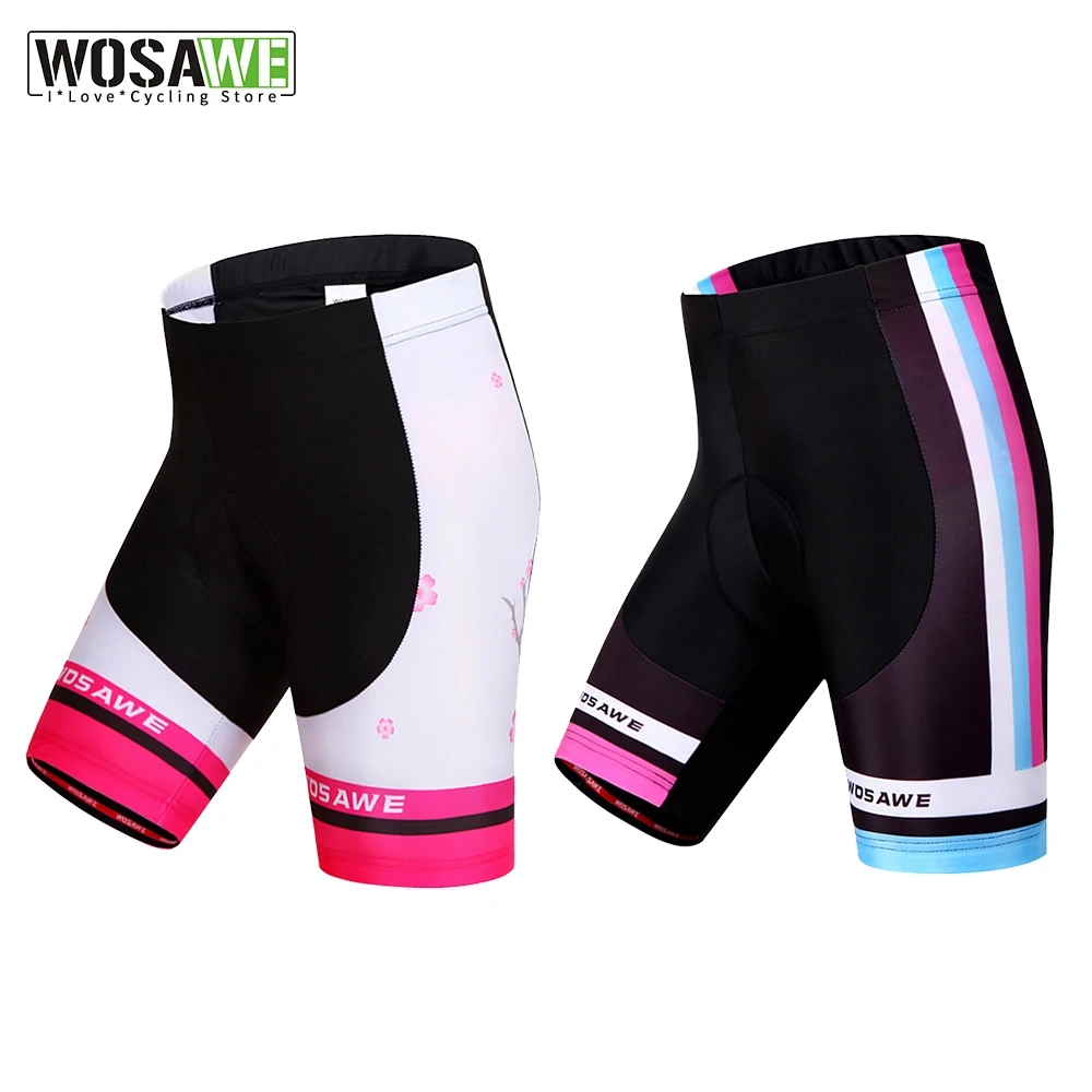 Summer padded cycling shorts gel 3d women ladies Mountain bicycle 