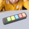 Fun Electronic Memory Game Electronic Repeat Color Memorizing Training Learning Travel Toy With Music Light For Kids Gifts 6+ 2