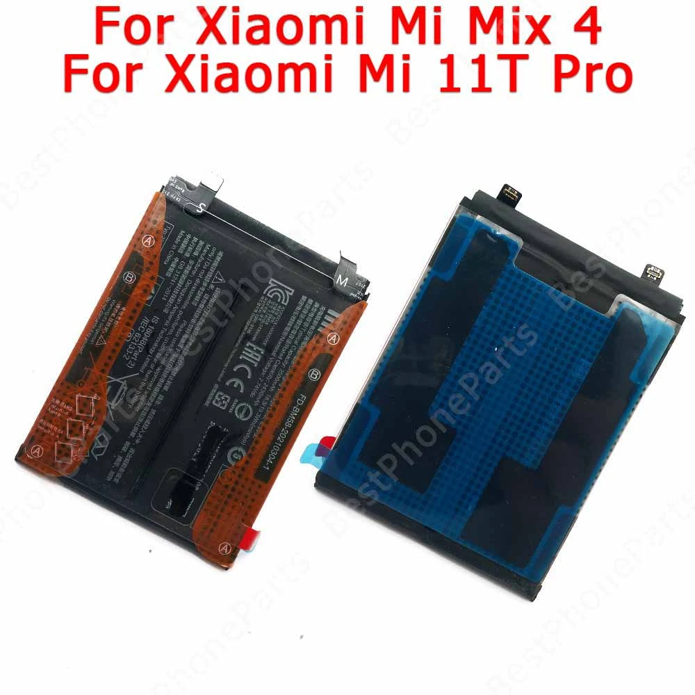 Battery For Xiaomi Mi 11t Pro 5g Mix 4 Mix4 Battery Bm58 5000 Mah Original  Bateria Li-ion Replacement Spare Parts - Mobile Phone Batteries - AliExpress