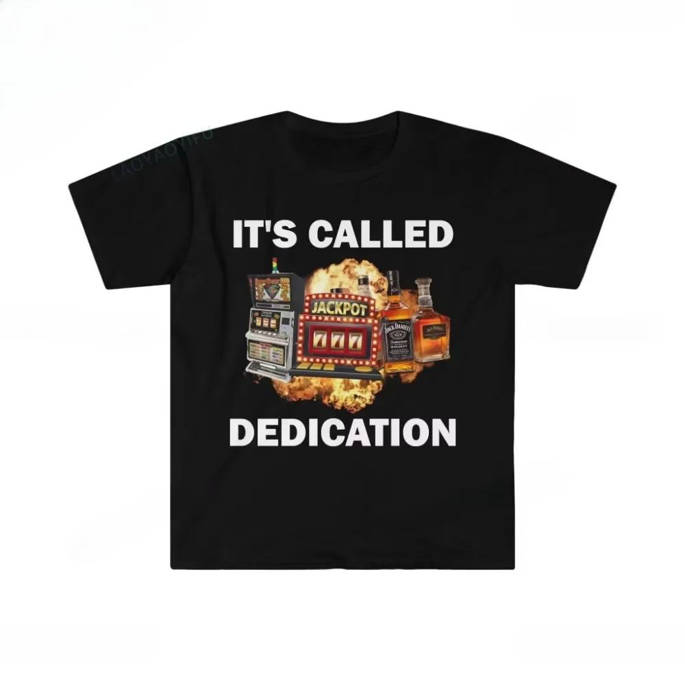 Sei kein Loser, bleib weiter Glücksspiel spielen - Humor-T-Shirt, lustiges Geschenk, Meme, lustiges Baumwoll-T-Shirt für Männer und Frauen, Sommerkleidung, Oberteile