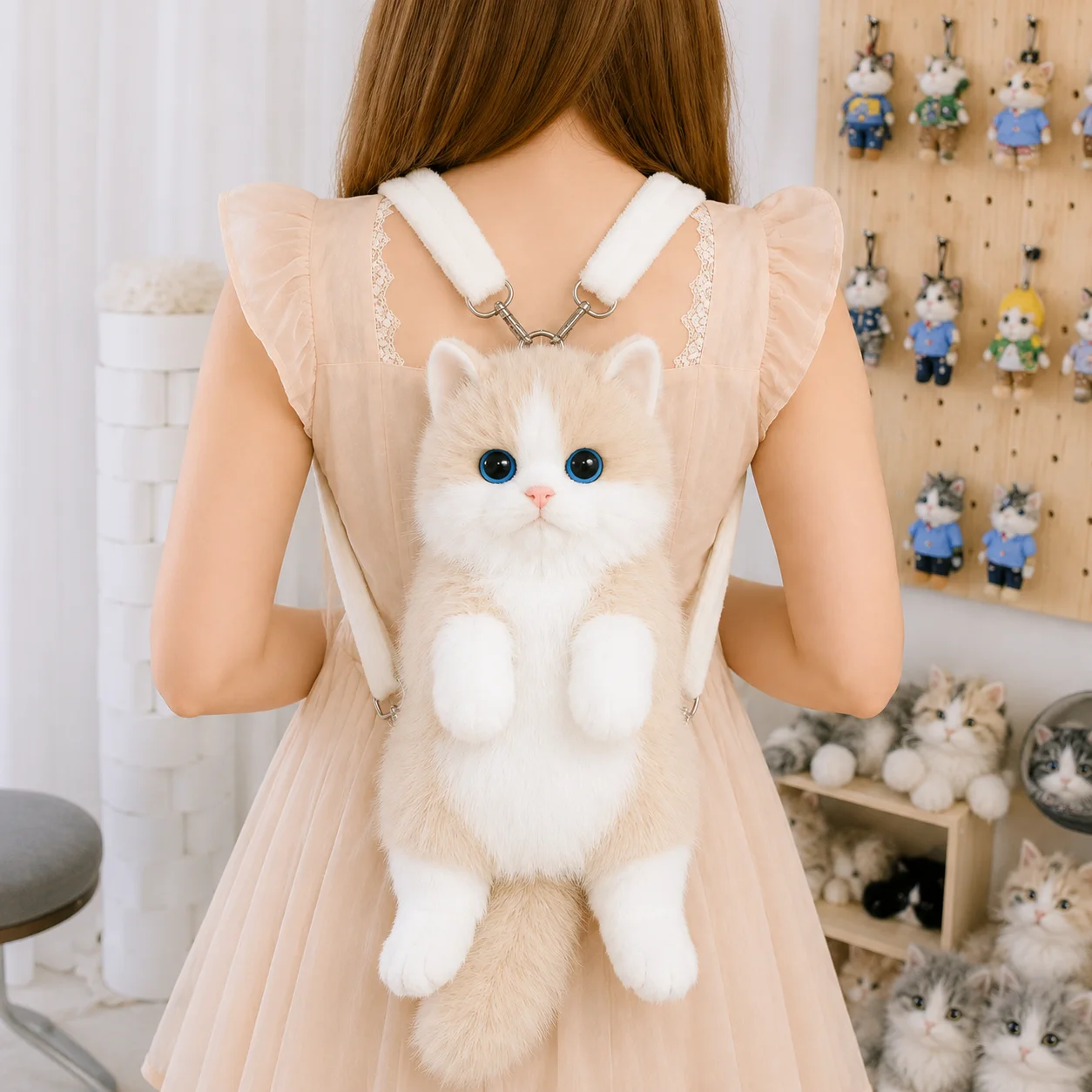 ตัวเลือกสินค้า กระเป๋าเป้แมว น่ารัก ใส่โรงเรียน ท่องเที่ยว ได้ทุกที่
