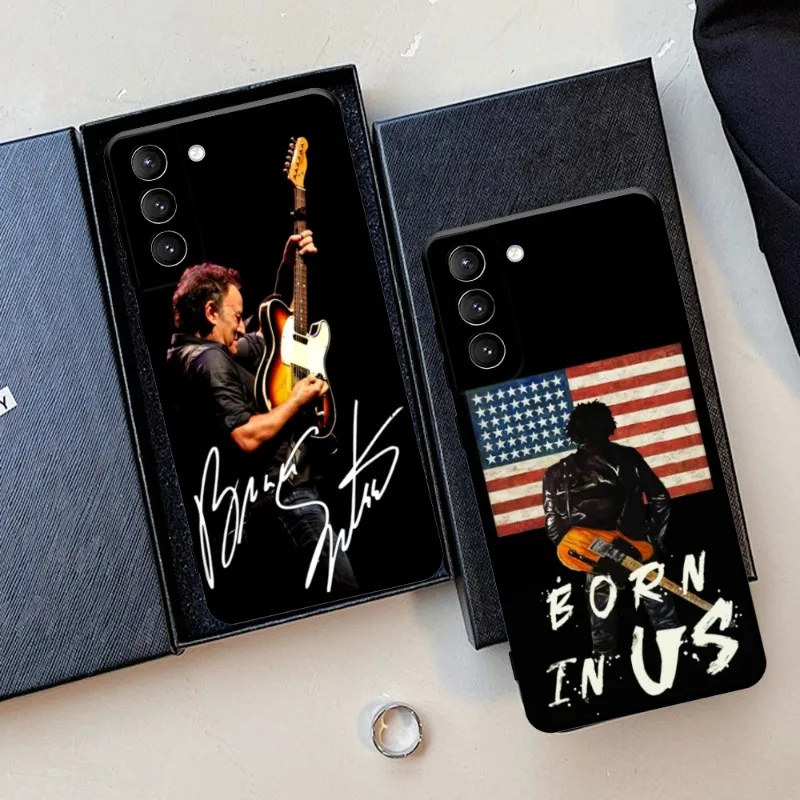 Custodia Per Telefono Per Chitarra Bruce Springsteen Per Samsung Galaxy S22 23 21 S20 Fe Ultra S10 S9 S8 Plus S10E Note 20Ultra 10Plus Cover