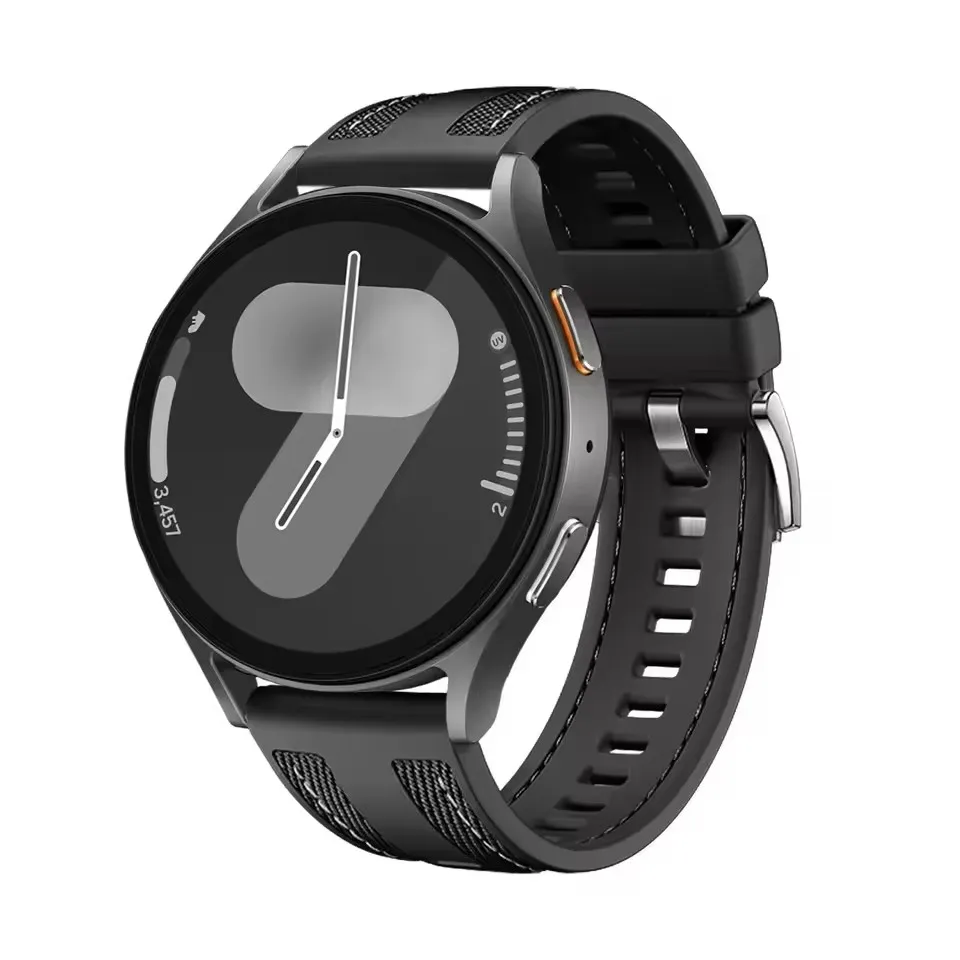 22mm Original Sport Nylon Silicone Watch Strap Bracelet
