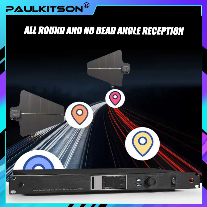 Wireless Microphone Paulkitson Wireless Microphone AXT601 Antenna Amplifier Stage Performance Microphone Receiving Signal Enhancement Campus Outdoor