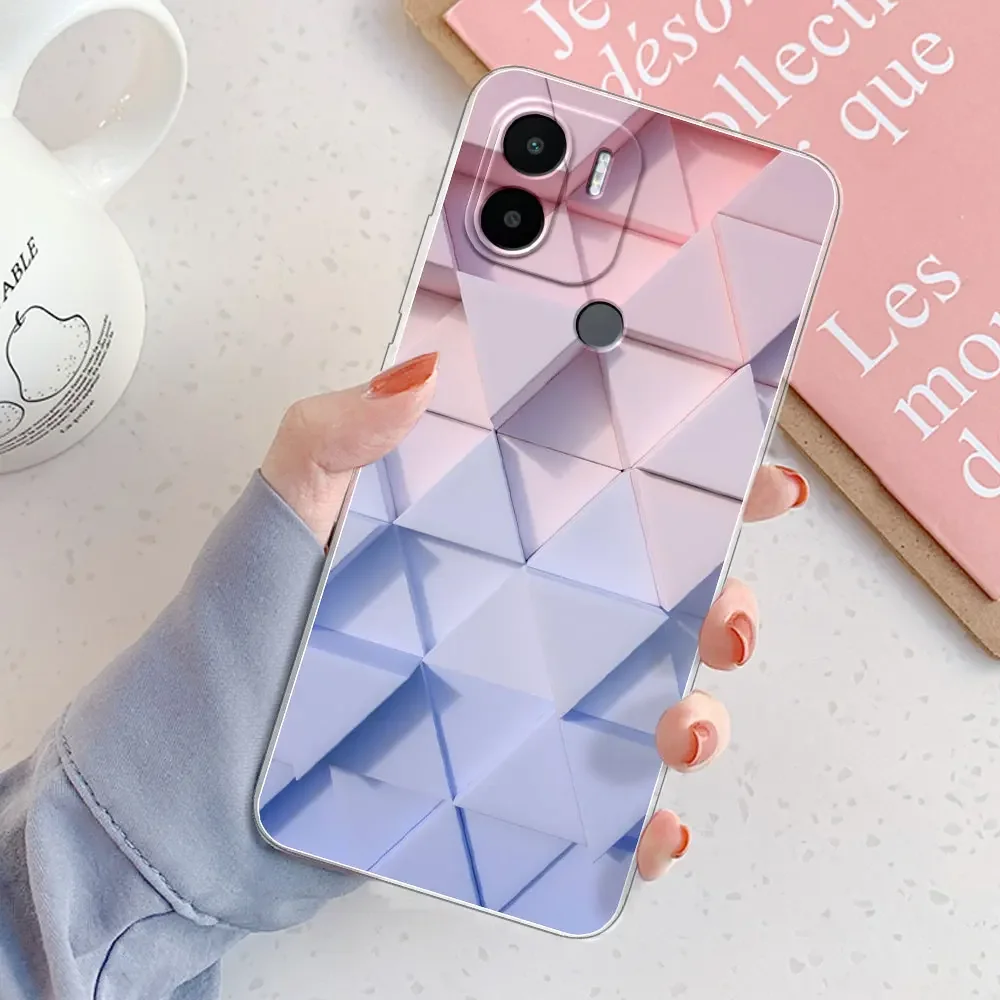 Sleek Soft Silicone Clear Protective Cover for Xiaomi Redmi A2 Series