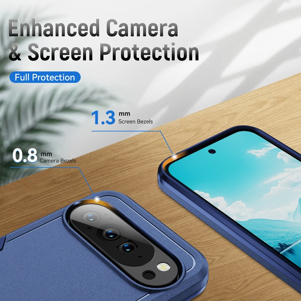 Shockproof Armor Defender Phone Case - Hybrid Hard Protective Cover