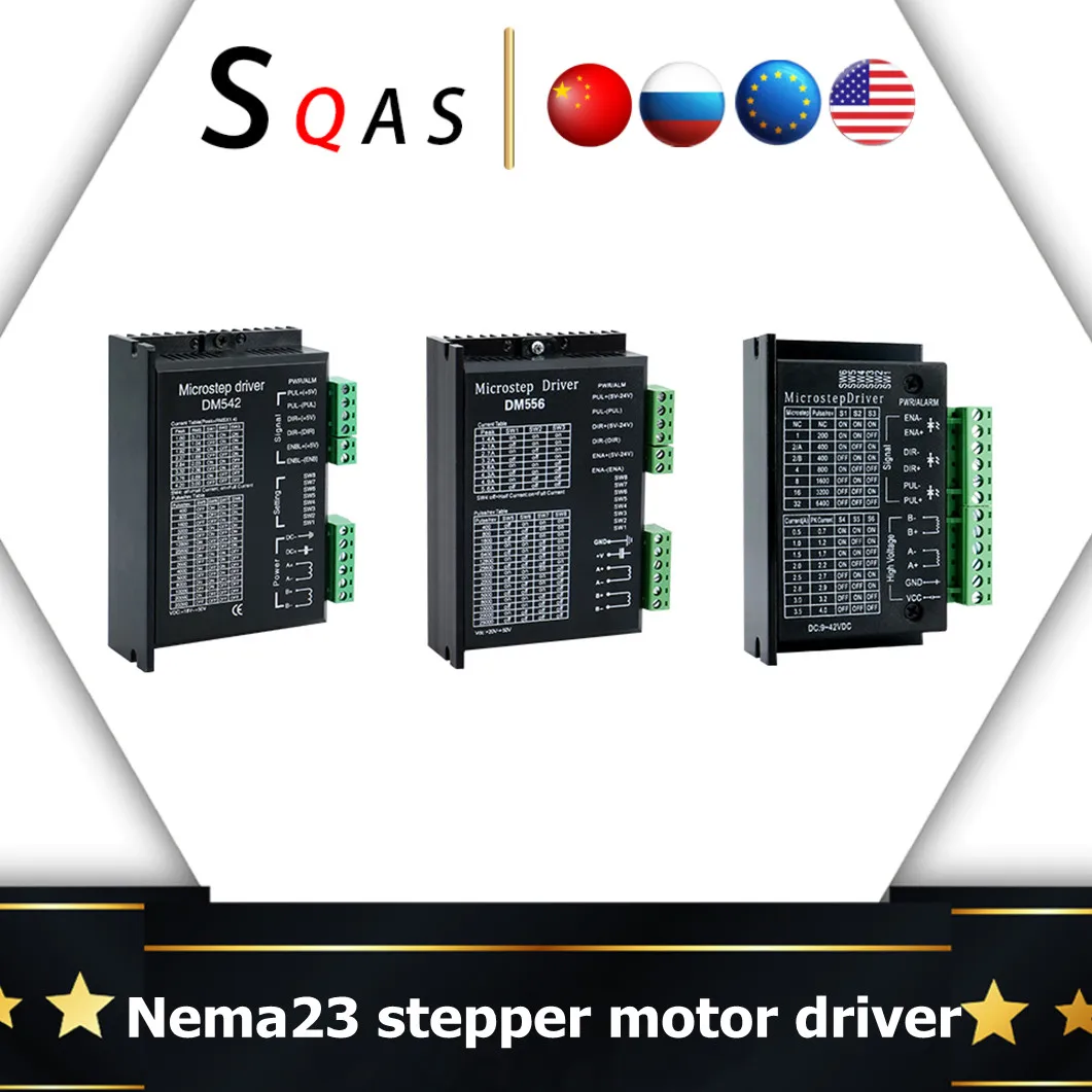 1 Pcs Microstep Driver For Nema23 Stepper Motor  Tb6600 /Dm542/Dm556 Dc Motor Driver For Cnc Router 1 Pcs Microstep Driver For Nema23 Stepper Motor  Tb6600 /Dm542/Dm556 Dc Motor Driver For Cnc Router