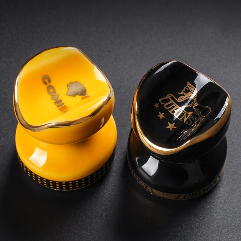 Ceramic Cigar Holder Mini Cigar Rack Display Stand Smoking Accessories