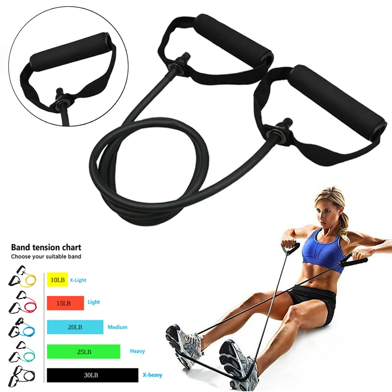 Details about   2x 5 Level Widerstand Übung Loop Bands Home Gym Fitness Naturlatex 