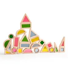 

Colorful 3D Puzzle Wooden Tangram Math Toys Montessori Educational Learning Toys for Children Geometric Shape Puzzles Toy