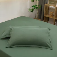 2pcs Pillowcase Decorative Cushion Cover Envelope Style White Gray Khaki Solid Color Home Body Pillow Case 48X74cm 1