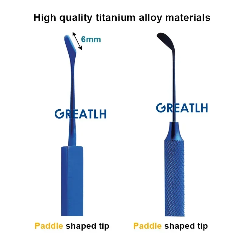 Ophthalmic Surgical Instruments Scleral Lens Tool Corneal Epithelium Spatula Eyelid Tools Autoclavable Ophthalmic Instrument