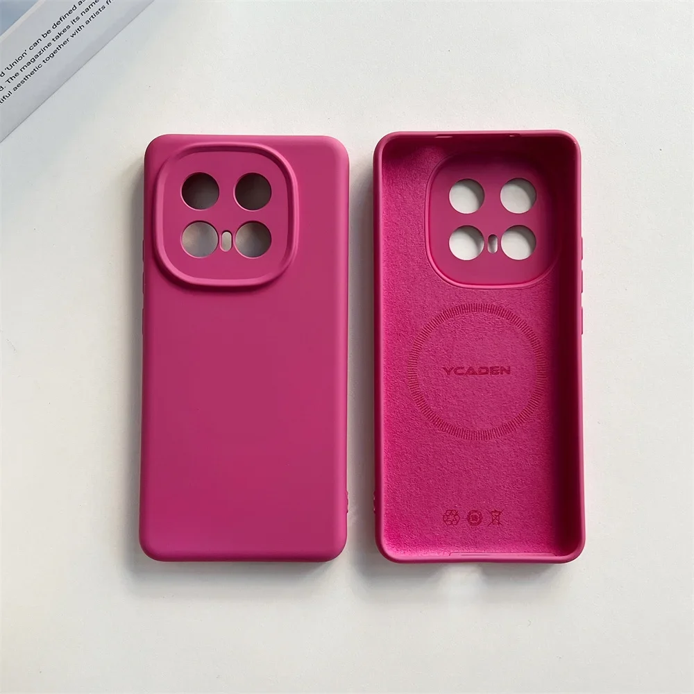 Magnetic Soft Pink Silicone Magsafe Case - Cute & Durable Protection