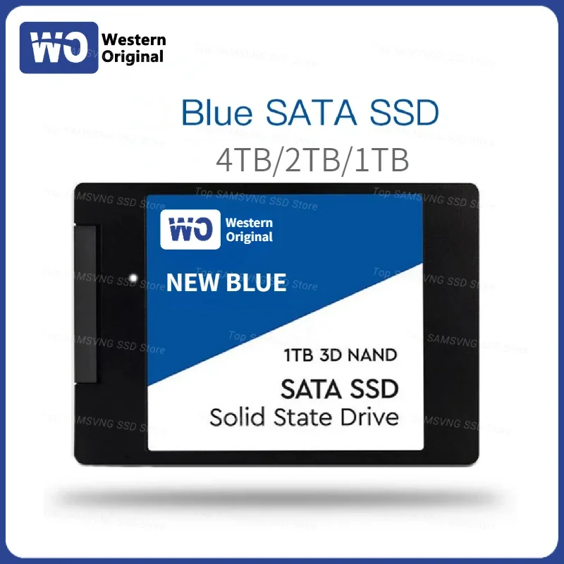 НОВЫЙ Western Original WO синий SSD 250 ГБ Внутренний твердотельный диск 500 ГБ 1 ТБ 2 ТБ 3D NAND SATA3 2,5 