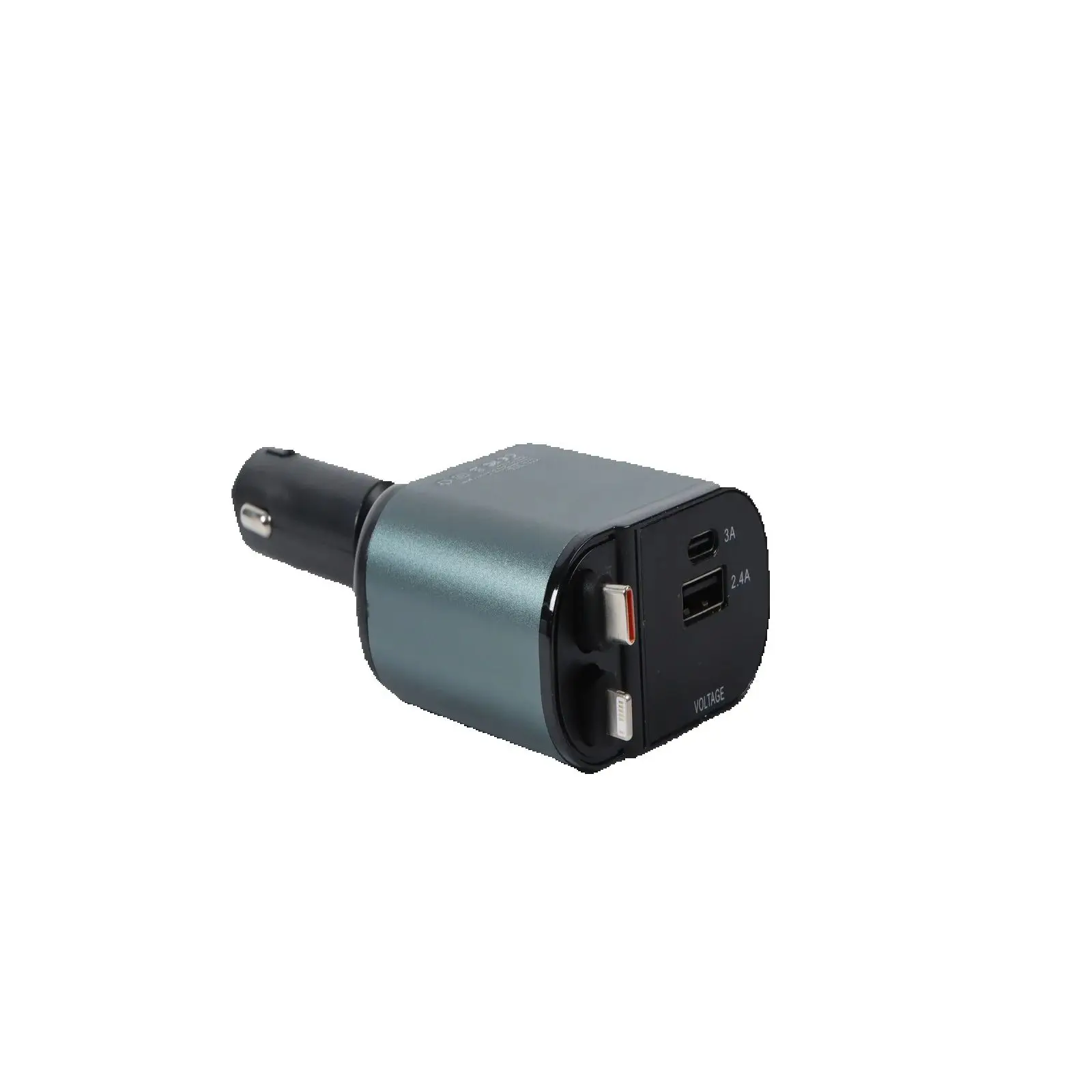 Caricabatteria da auto retrattile da 66 W per iPhone Samsung Google Pixel Accessori per auto a ricarica rapida - Image 5
