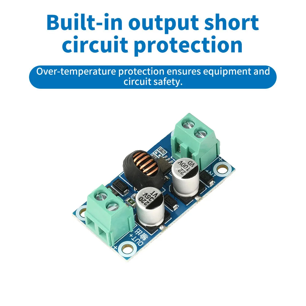 Universal DC-DC Buck Converter with Adjustable Output and Safety Features