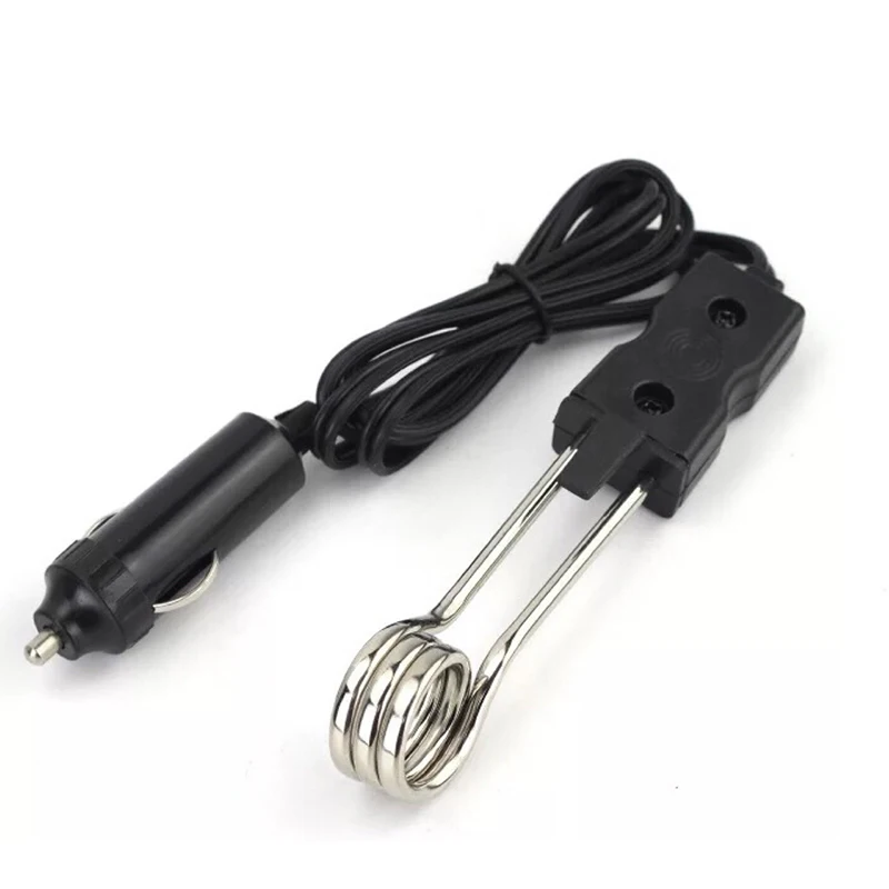 12V 24V 120W Car Immersion Heater Portable High Quality Safe Warmer  Electric Boiler Hot Water Tea Coffee Water Heater Universal