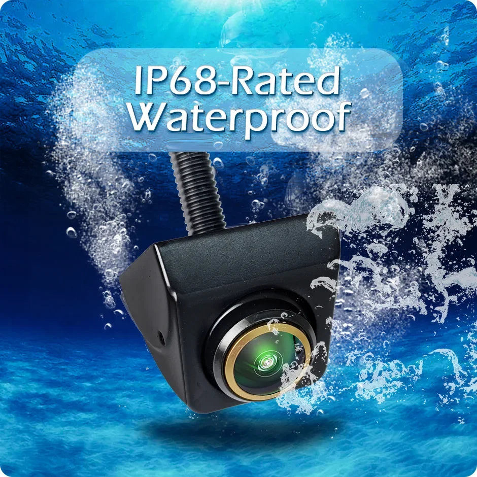 자동차 후방 카메라 CVBS AHD 1080P 풀 HD 후방 카메라 170 ° 광각 야간 투시경 Fisheye Len 자동차 후진 카메라