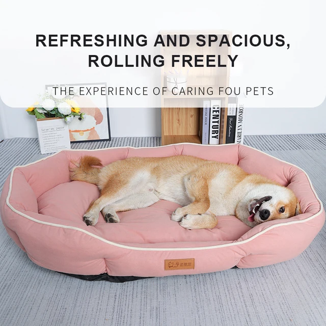 Suede Velvet Dog Bed 2