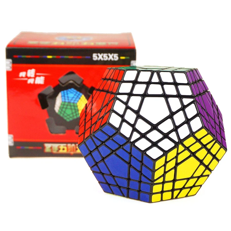 Shengshou 5x5 Megaminx 5x5x5 Magic Cube Shengshou Gigaminx Professional Dodecahedron Cube Twist Puzzle Learning Educational Toys