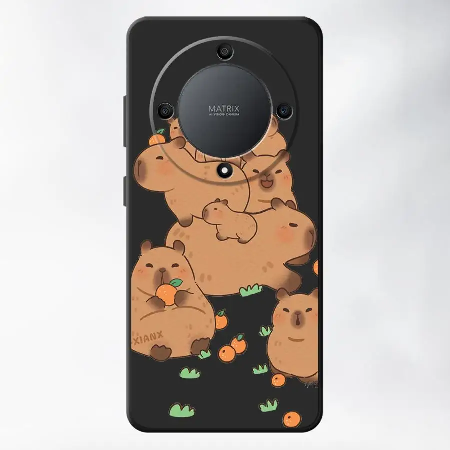 Cute Capybara Soft Armor Phone Case Cover