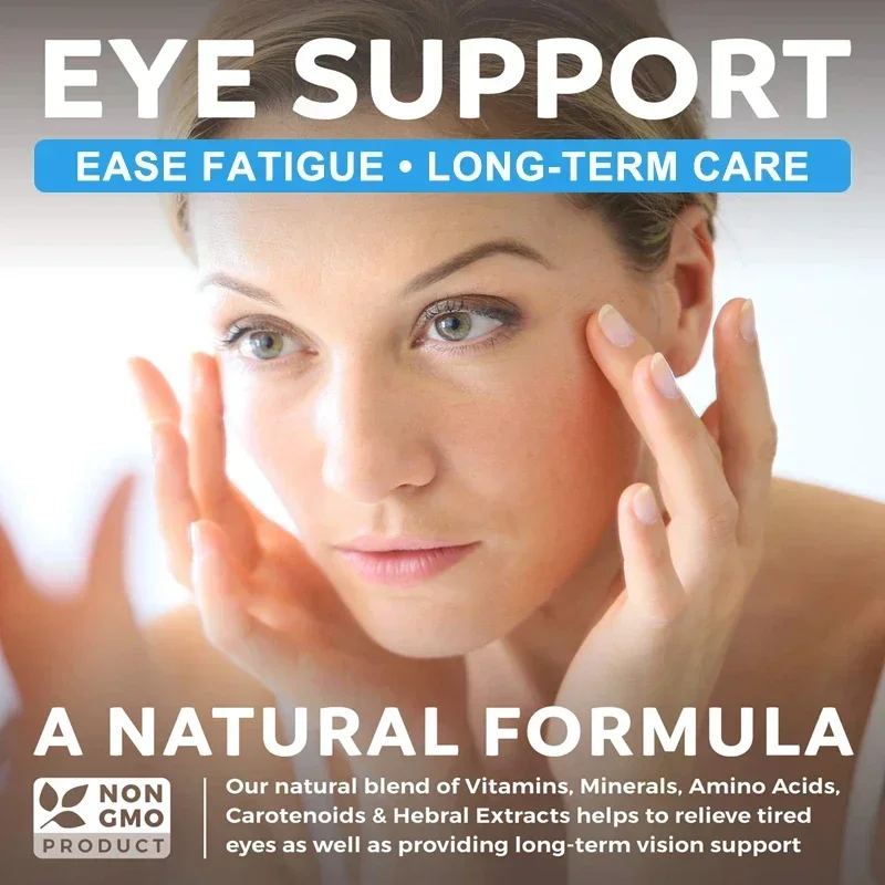 Lutein supplement with zinc grape seed Helps with vision health Blurry and dry vision Relieves eye fatigue Eye vitamins