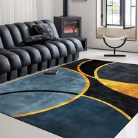 Nordic Geometric soft Carpet Bathroom Floor Mat Carpets for Living Room Modern Luxury Decor Sofa Table Large Area washable Rugs 1