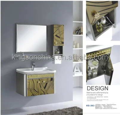 KS363 Stainless Steel Bathroom Sink Cabinet Side Cabinet