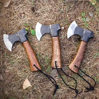 Camping Small Hand Axe Steel Portable Hatchet Multifunctional Tactical Ax Professional Ax for Lumberjack Survival Accessories 2