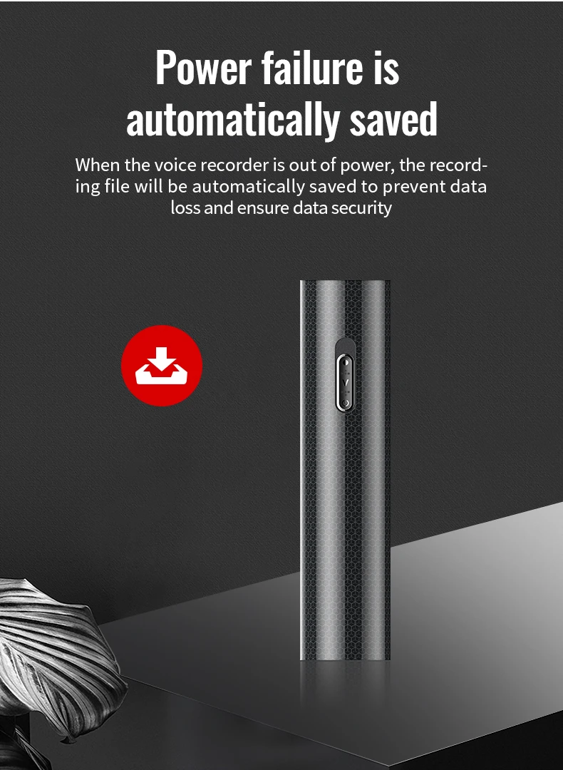 Dik şekilde sergilenen kaydedici