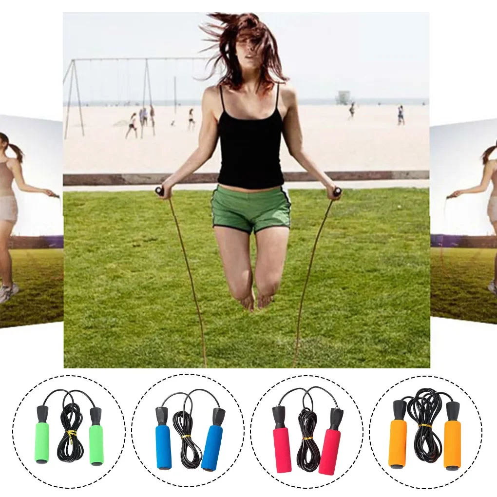 

Adults Jumping Rope Child Stamina Training Exercise Skipping Rope Non-slip Handle Ball-bearing Orange