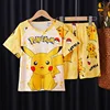 New Summer Cartoon Boys' Short Sleeved Girls' Pajamas Home Wear Outerwear Sleepwear for Sleeping Set Child Boy 2