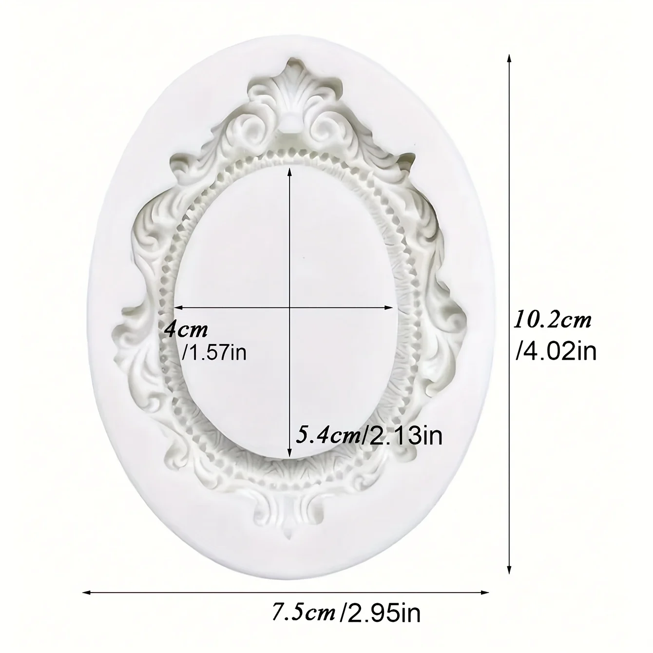 European Frame Silicone Mold, 2