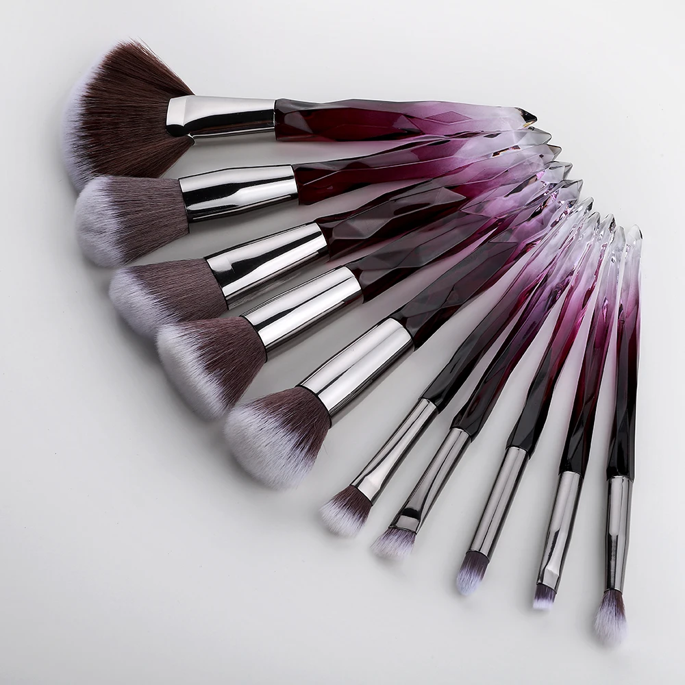 Soft Fluffy Makeup Brush Set For Cosmetics Foundation Blush Powder