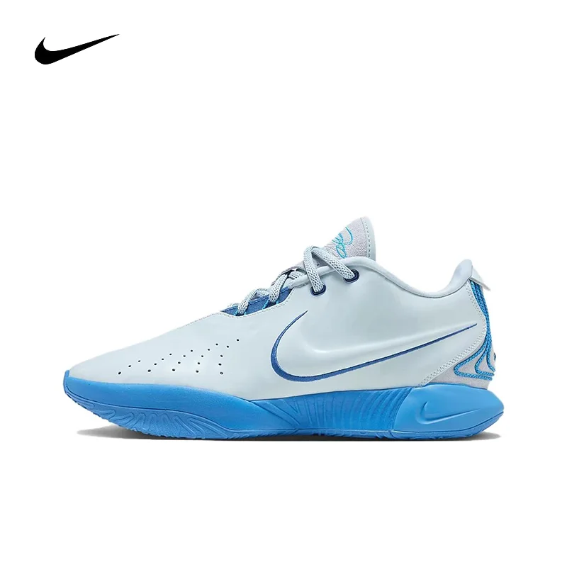 thumbnail image 1 of Zapatillas de baloncesto Nike Lebron 21 Air Zoom prácticas, de corte bajo, envolventes, duraderas y con absorción de impactos para hombres y mujeres, 1 of 5